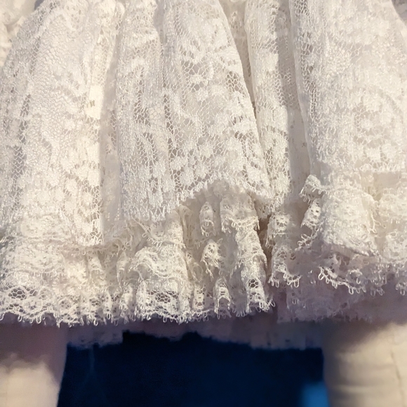 Rabbit vintage doll rabbit adorable with no face beautiful dress - Picture 10 of 10